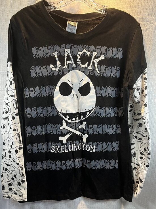 Disney Tops - Disney's The Nightmare Before Christmas Jack Skellington Long Sleeve Shirt XXL